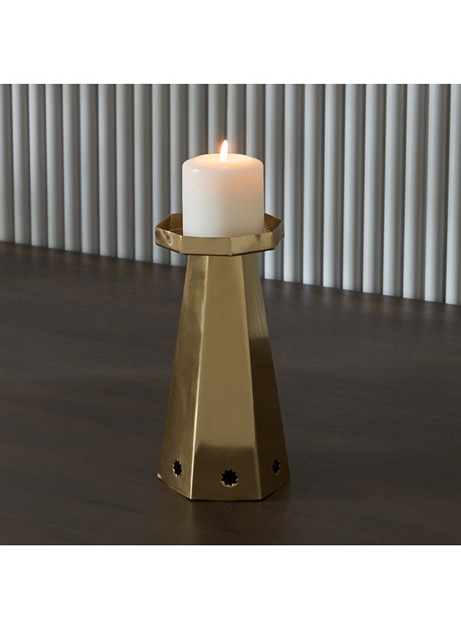 Home Box Large Gold Candle Holder for Home Decor - Image 1